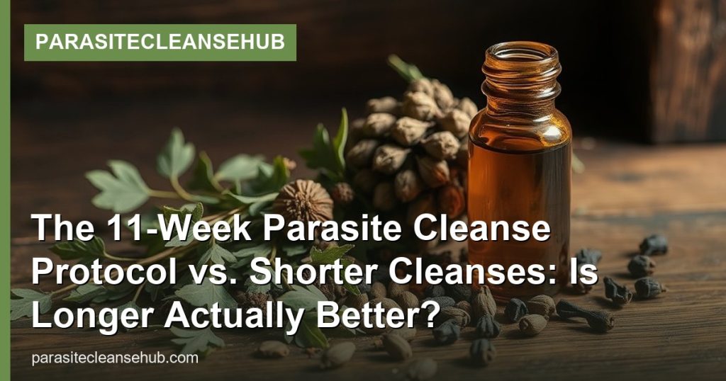 The 11-Week Parasite Cleanse Protocol vs. Shorter Cleanses: Is Longer Actually Better? - ParasiteCleanseHub