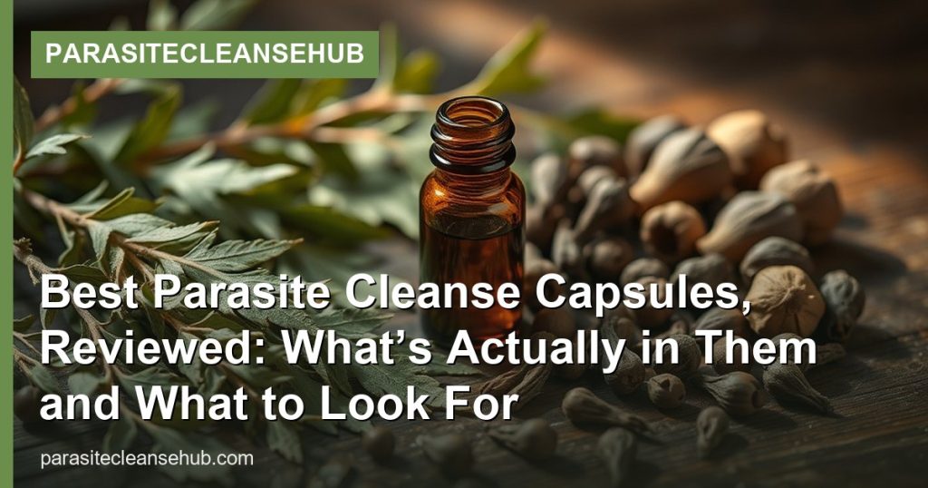 Best Parasite Cleanse Capsules, Reviewed: What’s Actually in Them and What to Look For - ParasiteCleanseHub