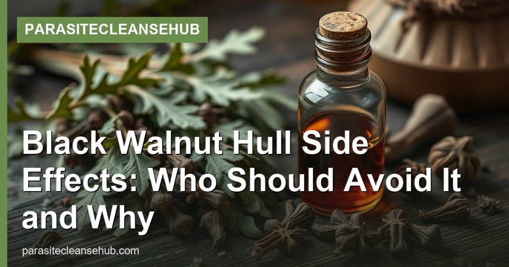 Black Walnut Hull Side Effects: Who Should Avoid It and Why - ParasiteCleanseHub