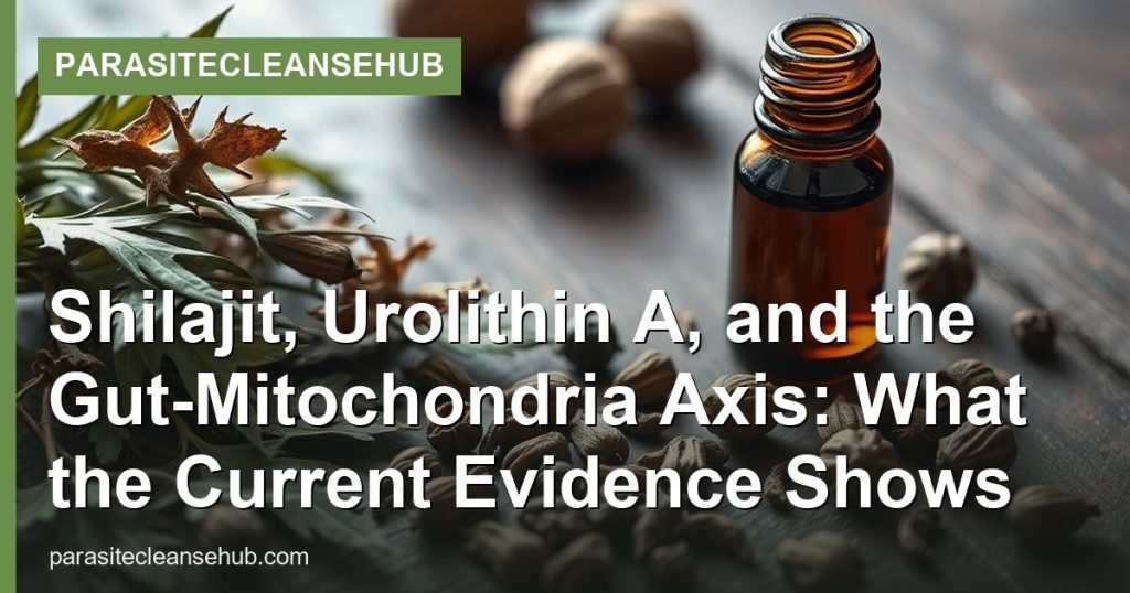 Shilajit, Urolithin A, and the Gut-Mitochondria Axis: What the Current Evidence Shows - ParasiteCleanseHub