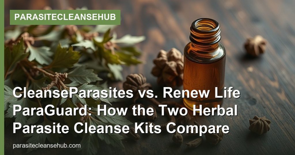 CleanseParasites vs. Renew Life ParaGuard: How the Two Herbal Parasite Cleanse Kits Compare - ParasiteCleanseHub