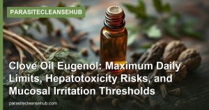 Clove Oil Eugenol: Maximum Daily Limits, Hepatotoxicity Risks, and Mucosal Irritation Thresholds