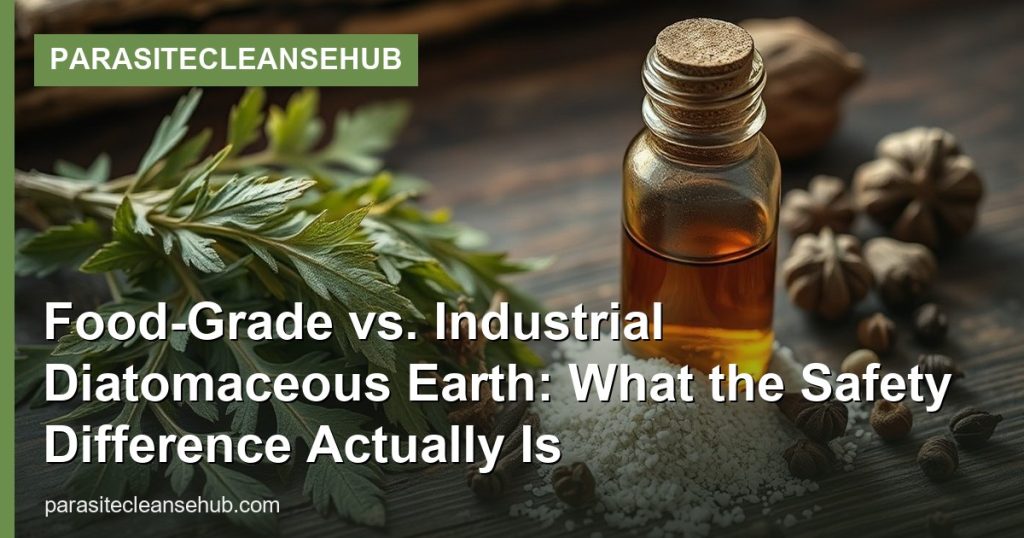 Food-Grade vs. Industrial Diatomaceous Earth: What the Safety Difference Actually Is - ParasiteCleanseHub