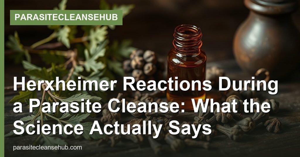Herxheimer Reactions During a Parasite Cleanse: What the Science Actually Says - ParasiteCleanseHub