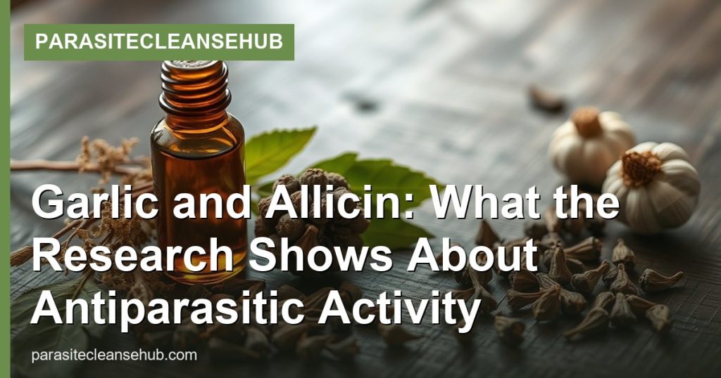 Garlic and Allicin: What the Research Shows About Antiparasitic Activity - ParasiteCleanseHub
