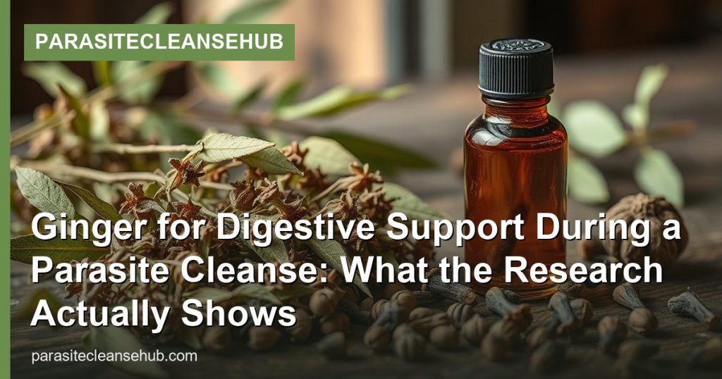 Ginger for Digestive Support During a Parasite Cleanse: What the Research Actually Shows - ParasiteCleanseHub