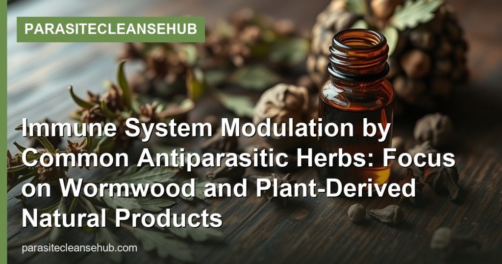 Immune System Modulation by Common Antiparasitic Herbs: Focus on Wormwood and Plant-Derived Natural Products - ParasiteCleanseHub
