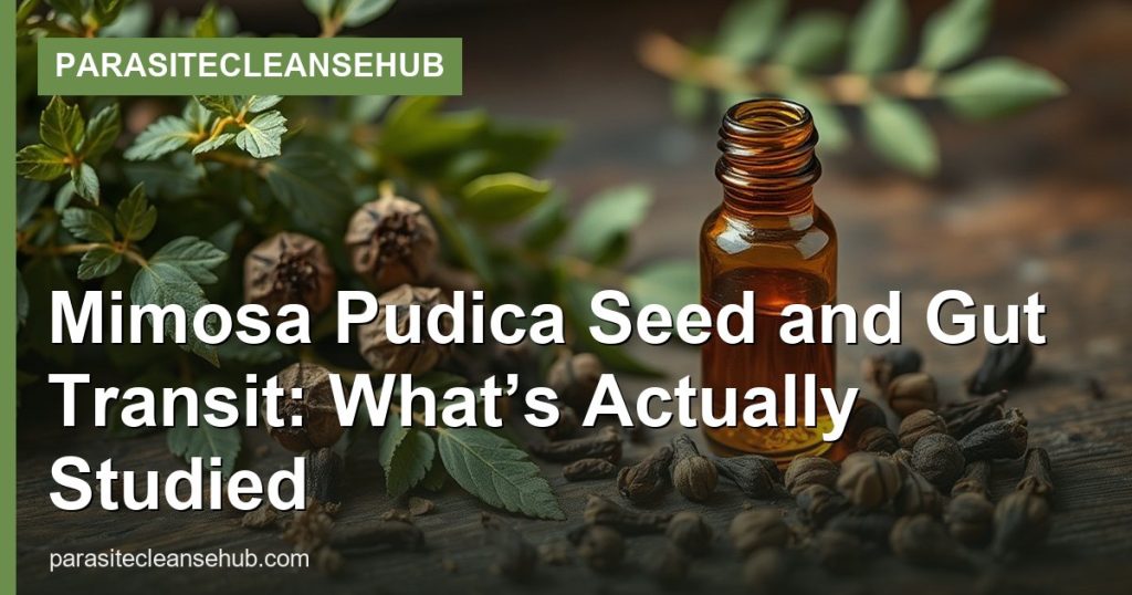 Mimosa Pudica Seed and Gut Transit: What’s Actually Studied - ParasiteCleanseHub