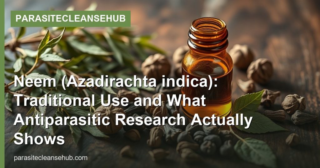Neem (Azadirachta indica): Traditional Use and What Antiparasitic Research Actually Shows - ParasiteCleanseHub