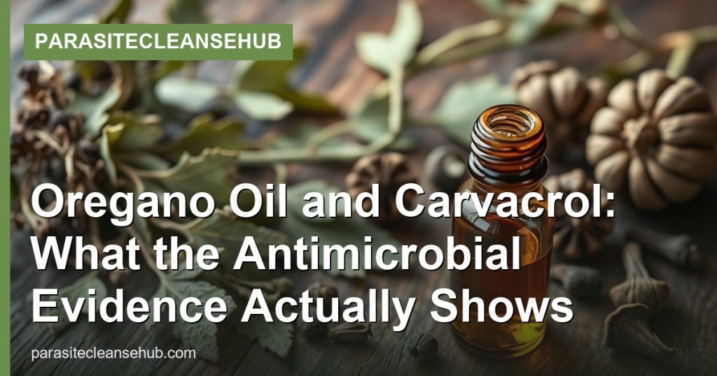 Oregano Oil and Carvacrol: What the Antimicrobial Evidence Actually Shows - ParasiteCleanseHub