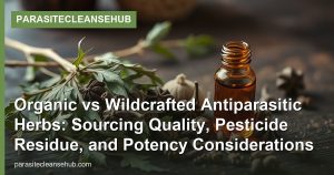 Organic vs Wildcrafted Antiparasitic Herbs: Sourcing Quality, Pesticide Residue, and Potency Considerations