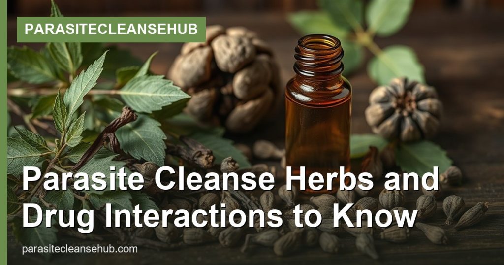 Parasite Cleanse Herbs and Drug Interactions to Know - ParasiteCleanseHub