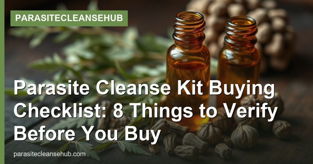 Parasite Cleanse Kit Buying Checklist: 8 Things to Verify Before You Buy - ParasiteCleanseHub