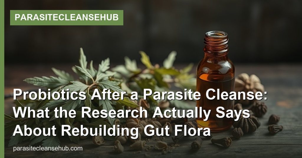 Probiotics After a Parasite Cleanse: What the Research Actually Says About Rebuilding Gut Flora - ParasiteCleanseHub