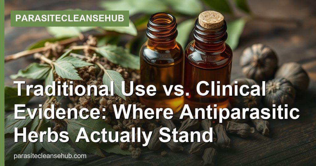 Traditional Use vs. Clinical Evidence: Where Antiparasitic Herbs Actually Stand - ParasiteCleanseHub