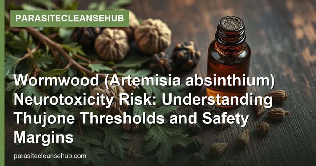 Wormwood (Artemisia absinthium) Neurotoxicity Risk: Understanding Thujone Thresholds and Safety Margins - ParasiteCleanseHub