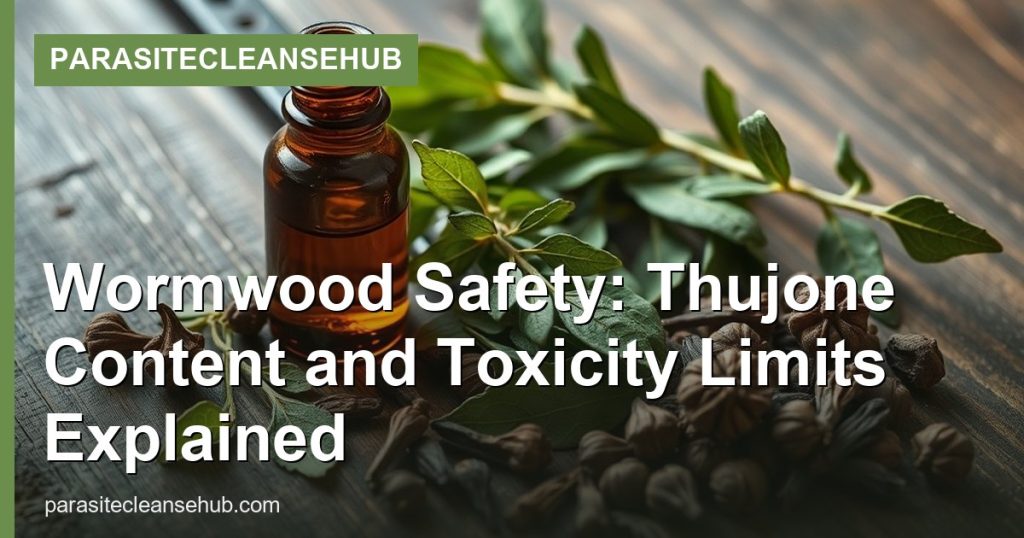 Wormwood Safety: Thujone Content and Toxicity Limits Explained - ParasiteCleanseHub