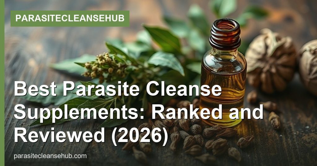 Best Parasite Cleanse Supplements: Ranked and Reviewed (2026) - ParasiteCleanseHub
