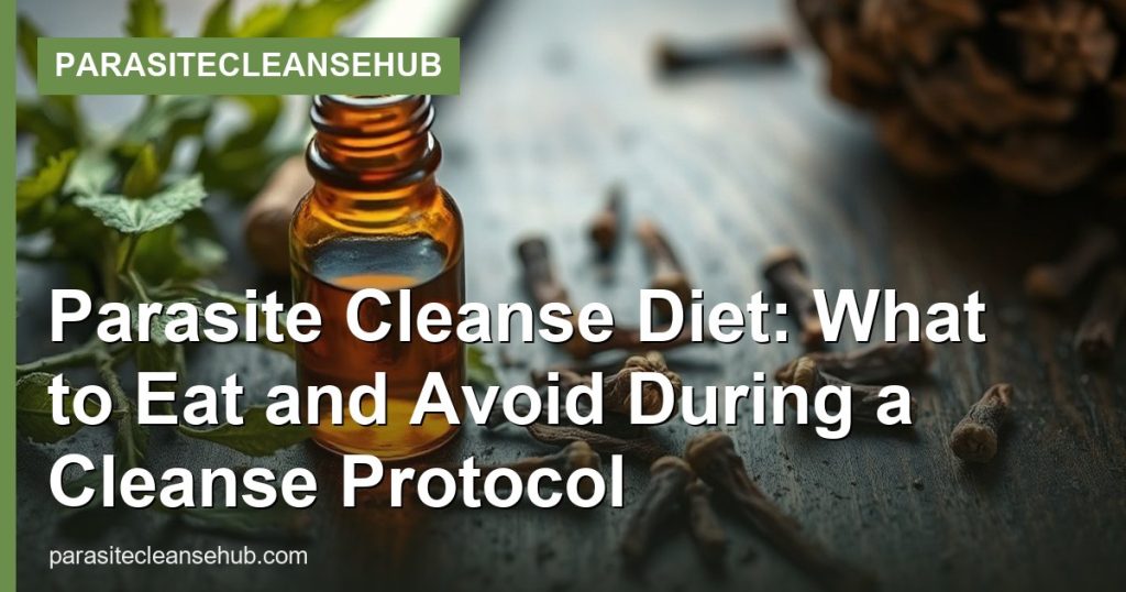 Parasite Cleanse Diet: What to Eat and Avoid During a Cleanse Protocol - ParasiteCleanseHub