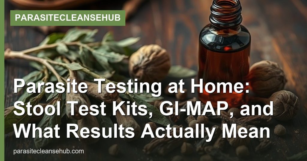 Parasite Testing at Home: Stool Test Kits, GI-MAP, and What Results Actually Mean - ParasiteCleanseHub
